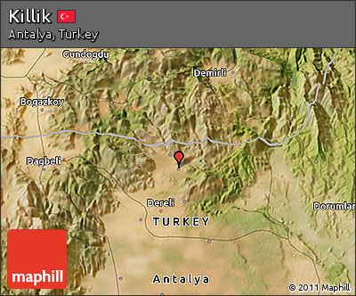 Satellite 3D Map of Killik
