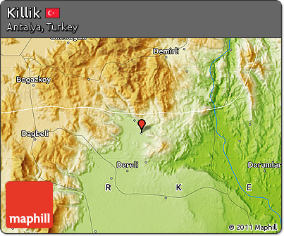 Physical Map of Killik