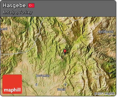Satellite Map of Hasgebe