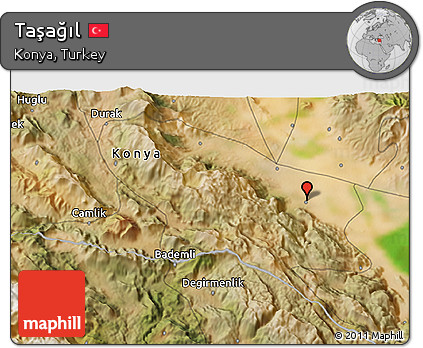 Satellite 3D Map of Taşağıl