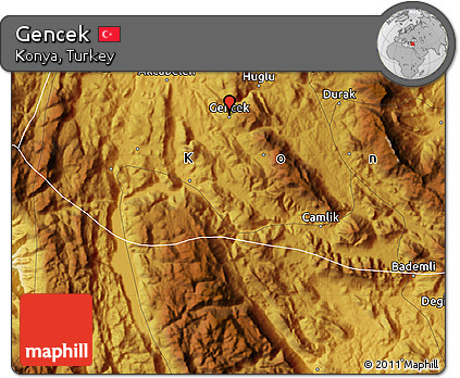 Physical Map of Gencek