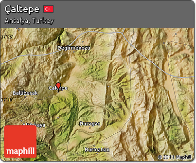 Satellite Map of Çaltepe