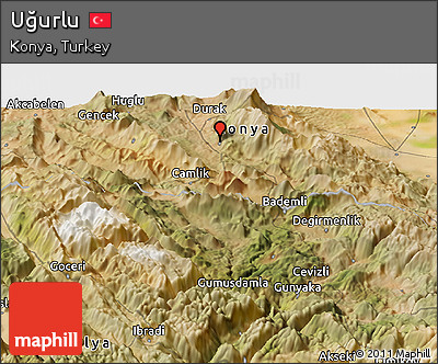 Satellite Panoramic Map of Uğurlu