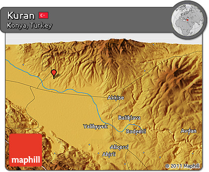 Physical 3D Map of Kuran