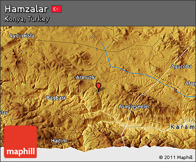 Physical 3D Map of Hamzalar