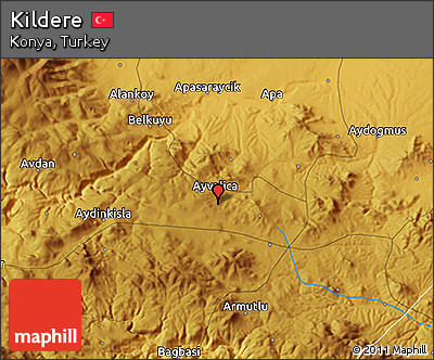 Physical 3D Map of Kildere
