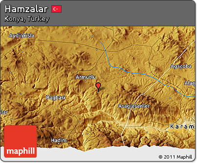 Physical 3D Map of Hamzalar