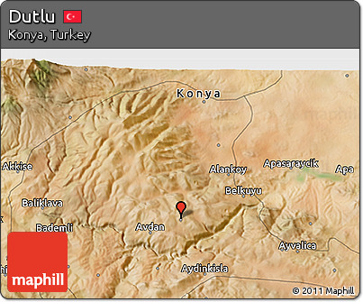 Satellite 3D Map of Dutlu