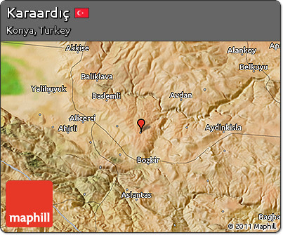 Satellite 3D Map of Karaardıç