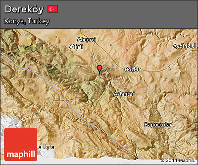 Satellite 3D Map of Dereköy