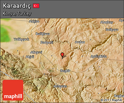 Satellite 3D Map of Karaardıç