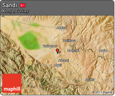 Satellite Map of Sandı