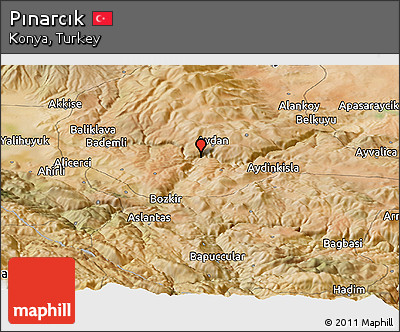 Satellite Panoramic Map of Pınarcık