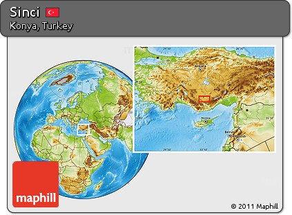 Physical Location Map of Sinci