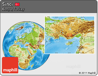 Physical Location Map of Sinci