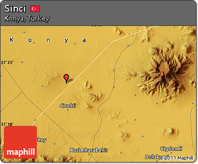 Physical Map of Sinci