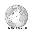 Outline Map of the Area around 37° 14' 49" N, 33° 4' 30" W, rectangular outline