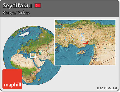 Satellite Location Map of Seydifakılı