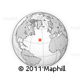Outline Map of the Area around 37° 14' 49" N, 37° 19' 30" W, rectangular outline