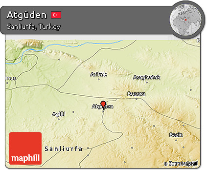 Physical 3D Map of Atgüden