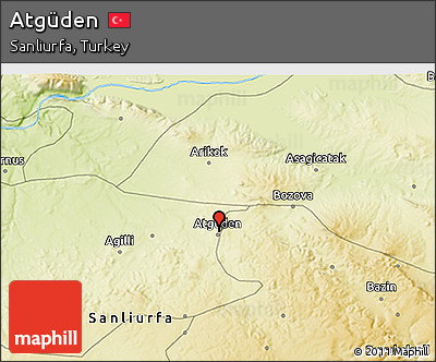 Physical 3D Map of Atgüden