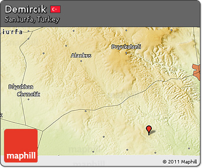 Physical 3D Map of Demircik