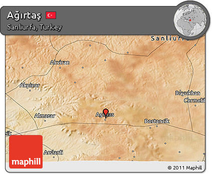 Satellite 3D Map of Ağırtaş