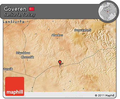Satellite 3D Map of Göveren