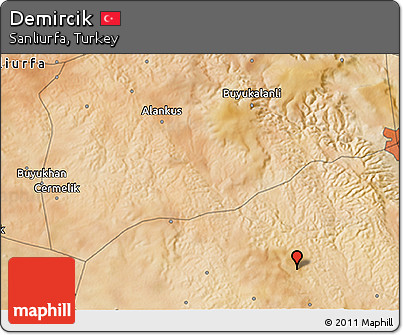 Satellite 3D Map of Demircik