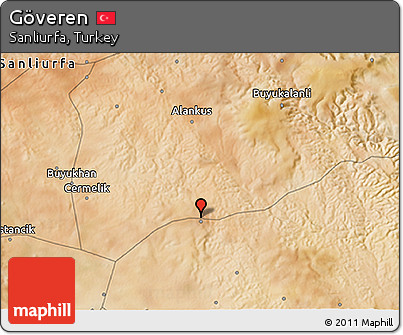 Satellite 3D Map of Göveren