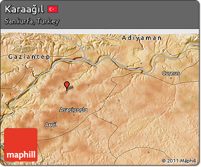Satellite 3D Map of Karaağıl