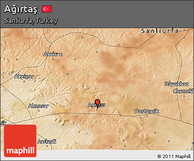 Satellite 3D Map of Ağırtaş