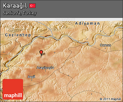 Satellite 3D Map of Karaağıl