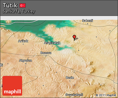 Satellite 3D Map of Tütik