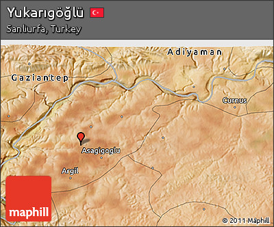 Satellite 3D Map of Yukarıgöğlü