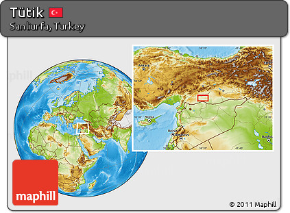 Physical Location Map of Tütik