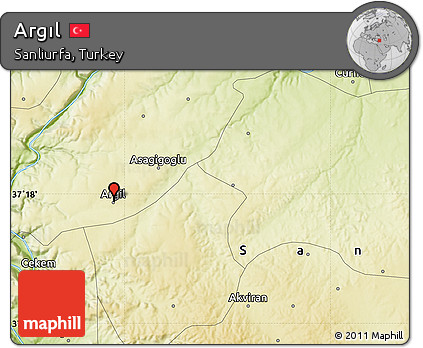 Physical Map of Argıl
