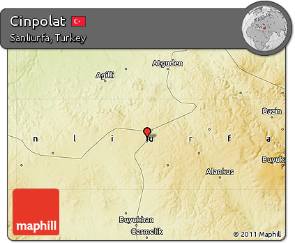 Physical Map of Cinpolat