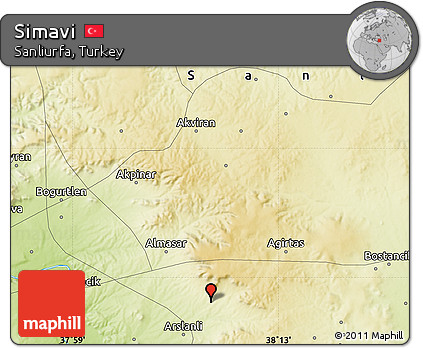 Physical Map of Simavi