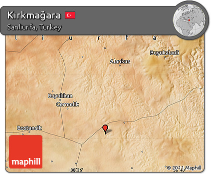 Satellite Map of Kırkmağara