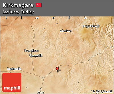 Satellite Map of Kırkmağara