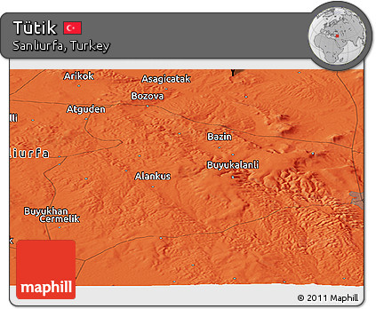 Political Panoramic Map of Tütik