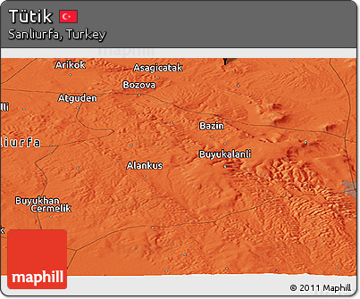 Political Panoramic Map of Tütik