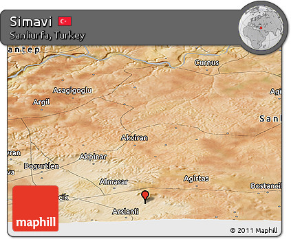 Satellite Panoramic Map of Simavi