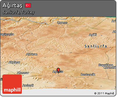Satellite Panoramic Map of Ağırtaş