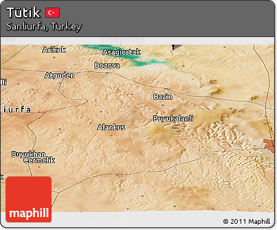 Satellite Panoramic Map of Tütik