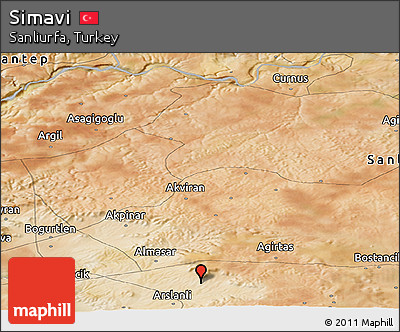 Satellite Panoramic Map of Simavi