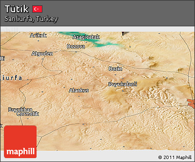 Satellite Panoramic Map of Tütik