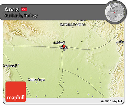 Physical 3D Map of Anaz