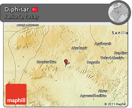 Physical 3D Map of Diphisar